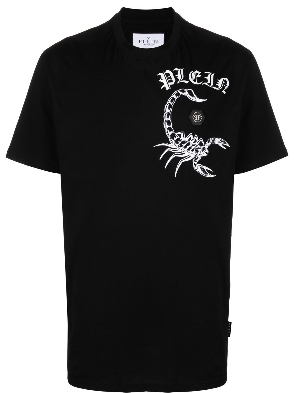 Philipp Plein chest logo-print detail T-shirt - Black von Philipp Plein