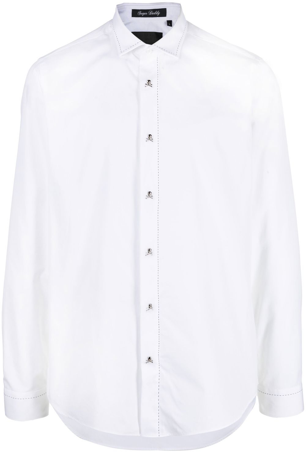 Philipp Plein contrast stitch shirt - White von Philipp Plein