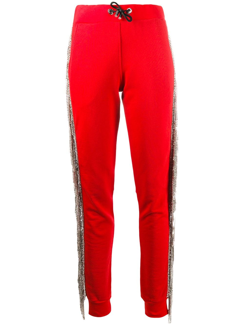 Philipp Plein crystal embellished jogging trousers - Red von Philipp Plein