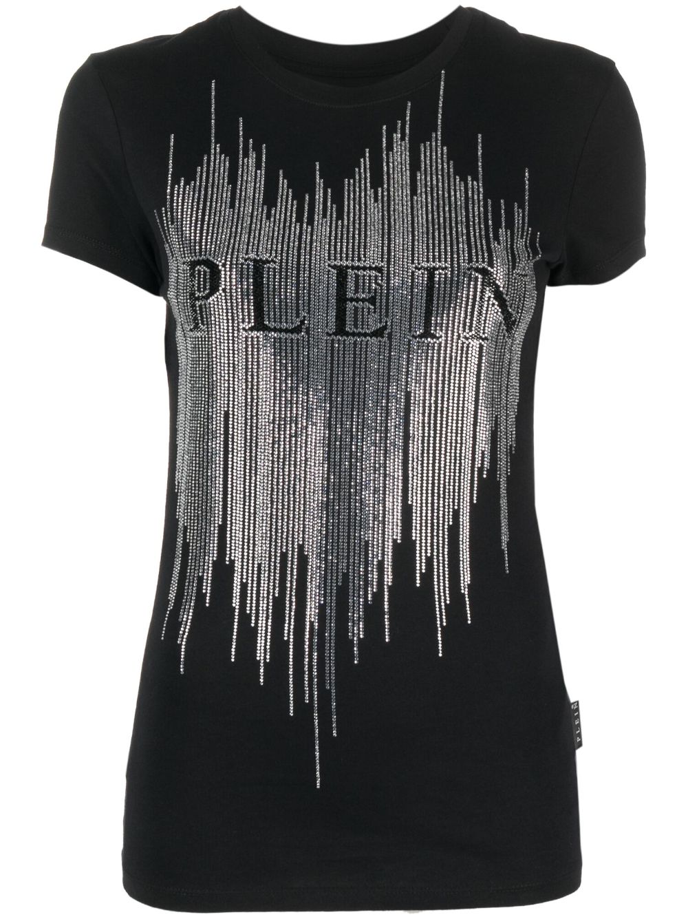 Philipp Plein crystal-embellished logo T-shirt - Black von Philipp Plein