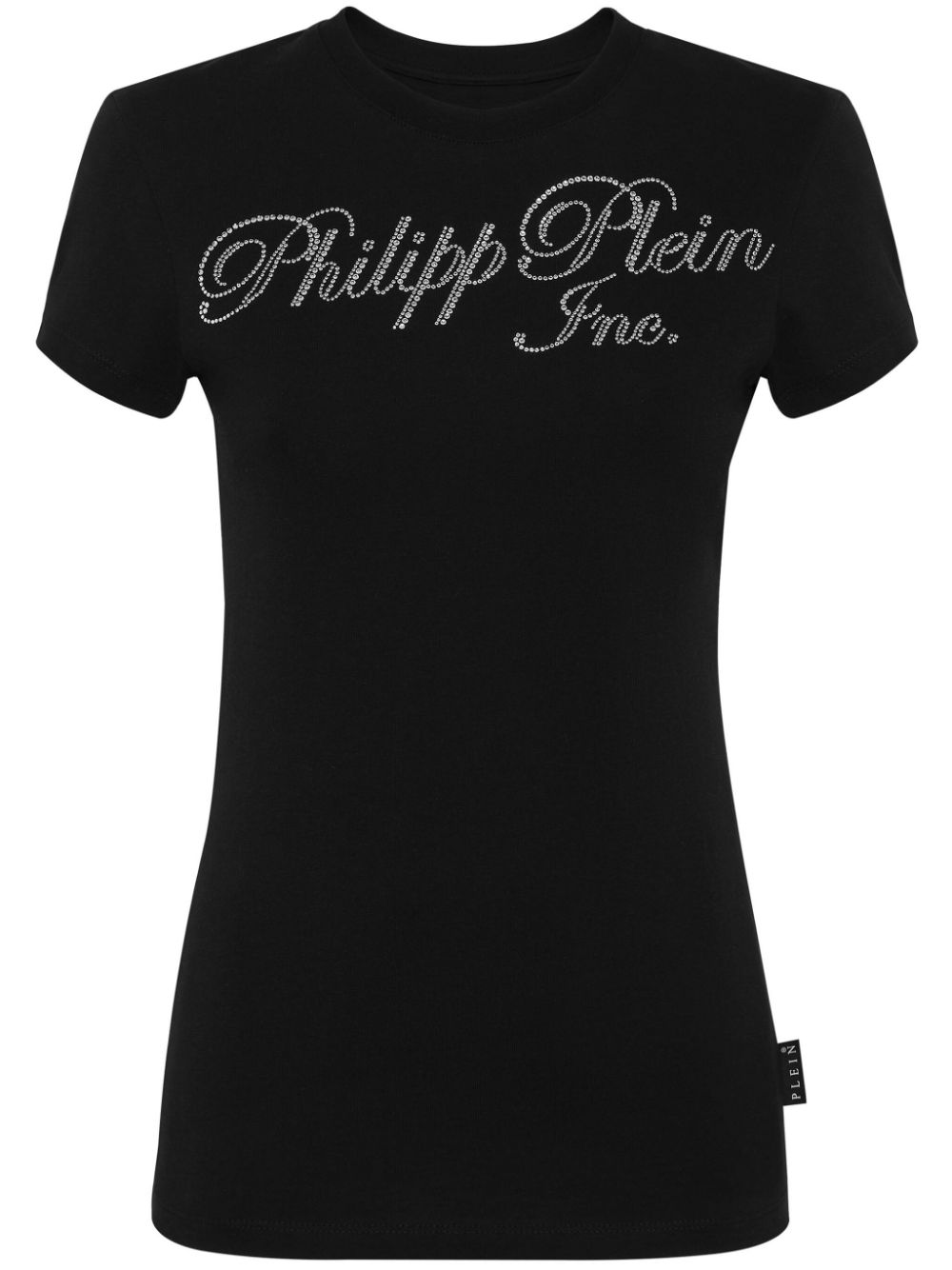 Philipp Plein crystal-embellished logo-print T-shirt - Black von Philipp Plein