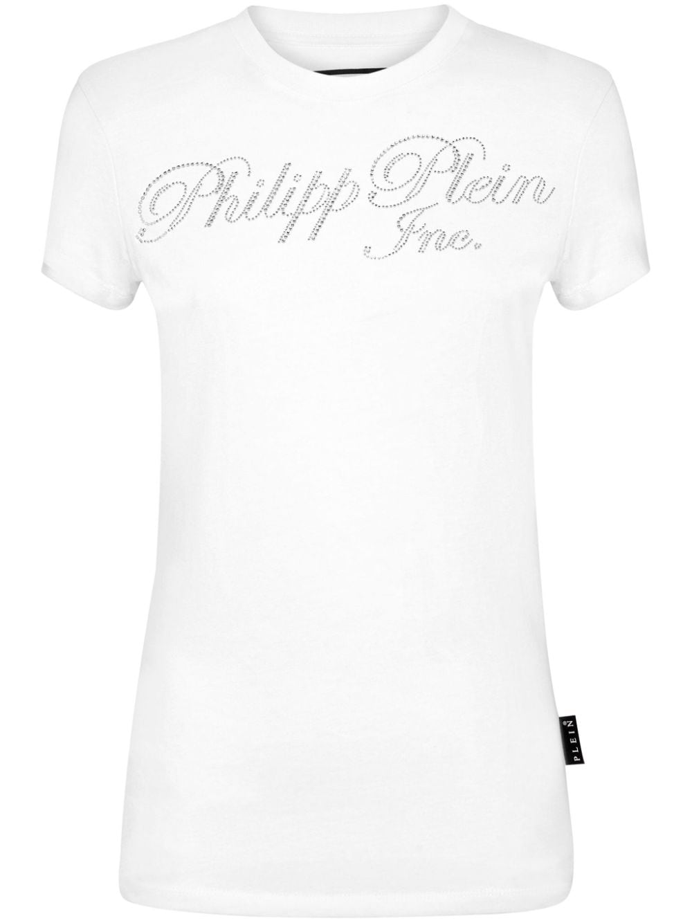 Philipp Plein crystal-embellished logo-print T-shirt - White von Philipp Plein