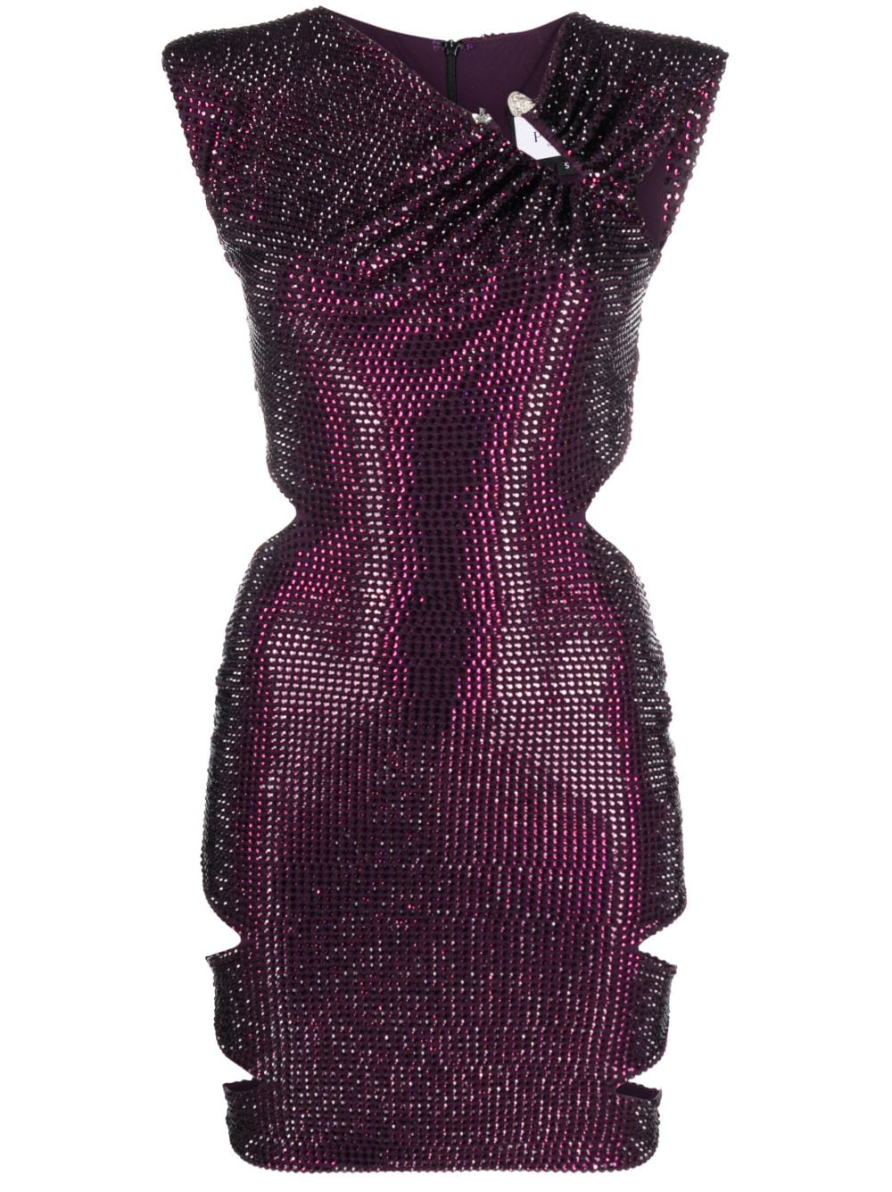 Philipp Plein crystal-embellished minidress - Purple von Philipp Plein