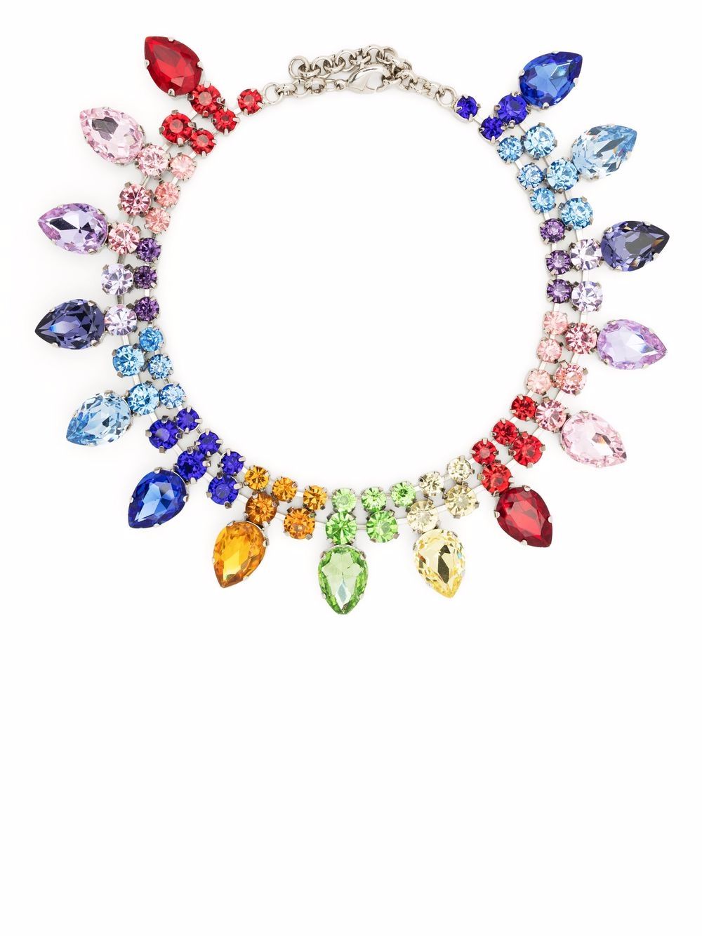 Philipp Plein crystal-embellished necklace - Blue von Philipp Plein