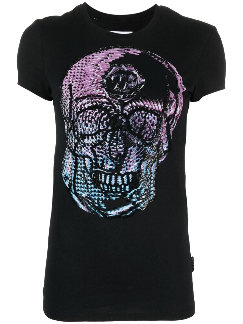 Philipp Plein crystal-embellished skull T-shirt - Black von Philipp Plein