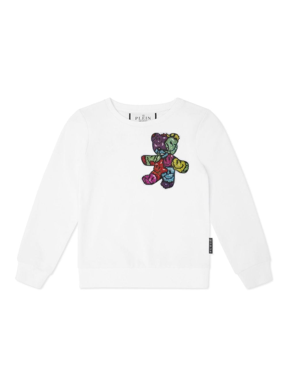 Philipp Plein Junior crystal-embellished sweatshirt - White von Philipp Plein Junior