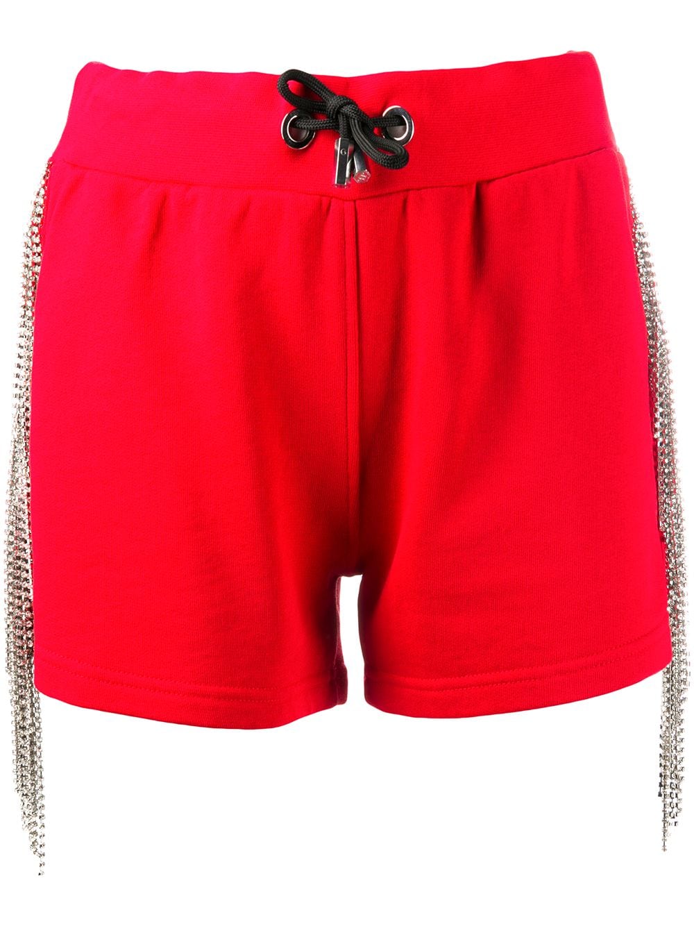 Philipp Plein crystal-embellished track shorts - Red von Philipp Plein