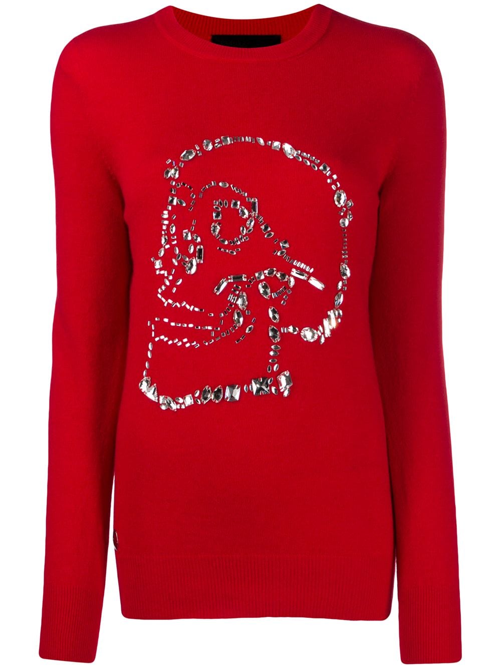 Philipp Plein crystal-skull sweater - Red von Philipp Plein