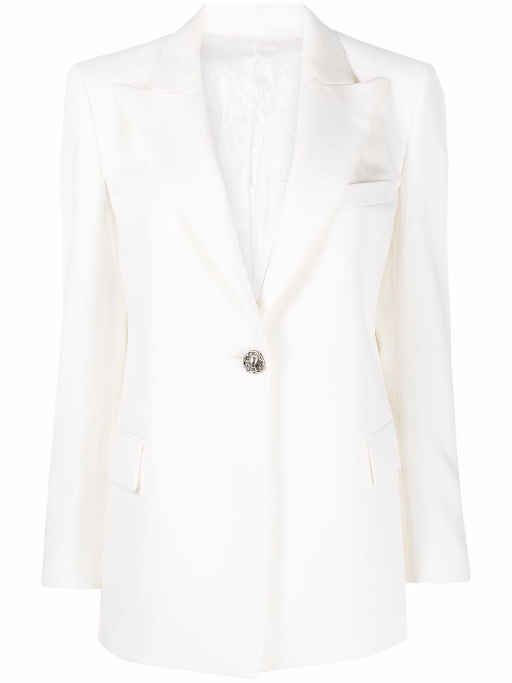 Philipp Plein embellished single-breasted blazer - White von Philipp Plein