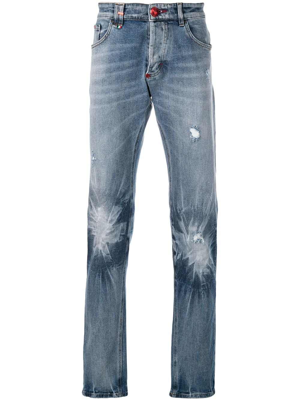 Philipp Plein faded effect jeans - Blue von Philipp Plein
