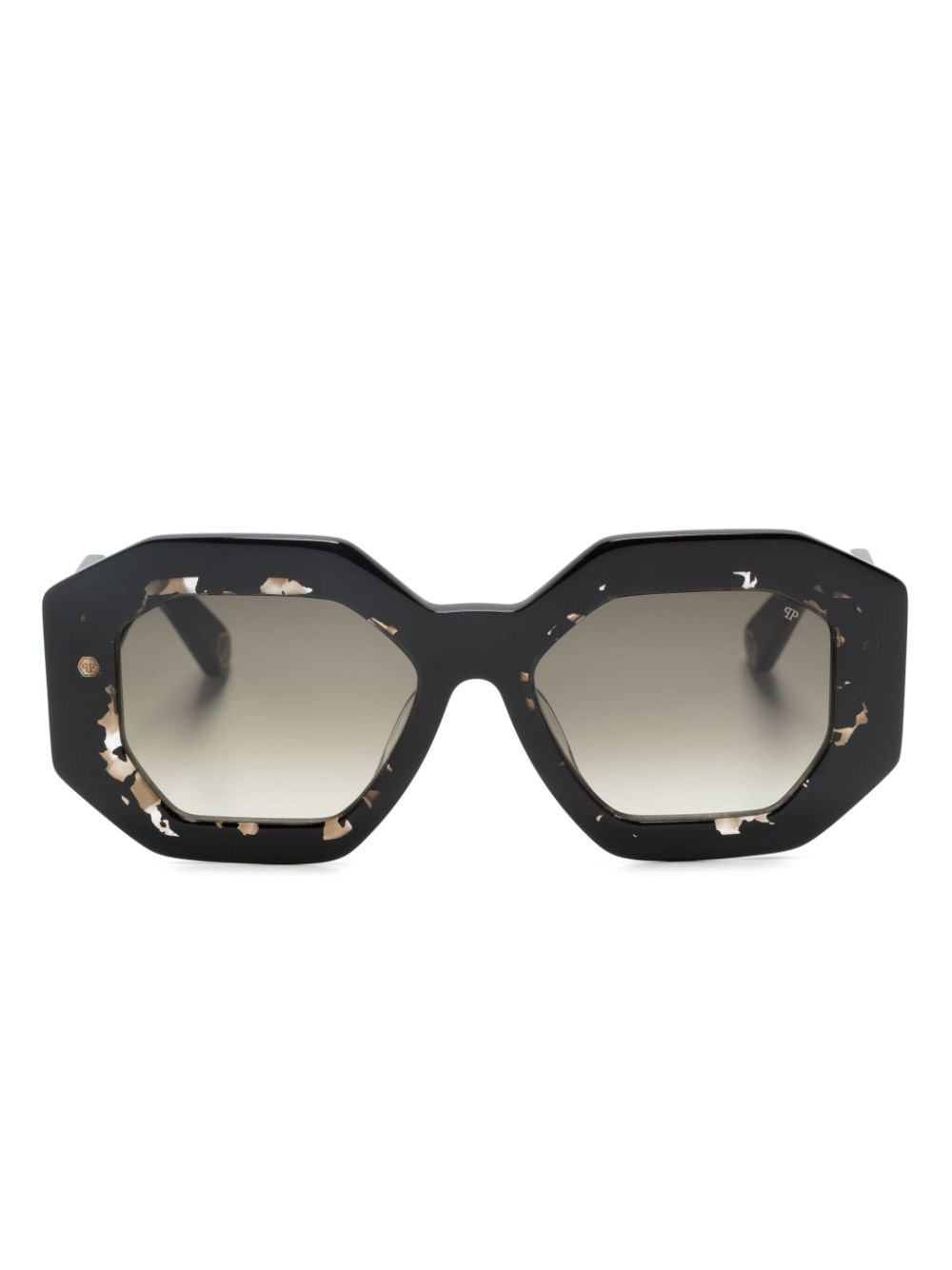 Philipp Plein geometric-frame sunglasses - Black von Philipp Plein