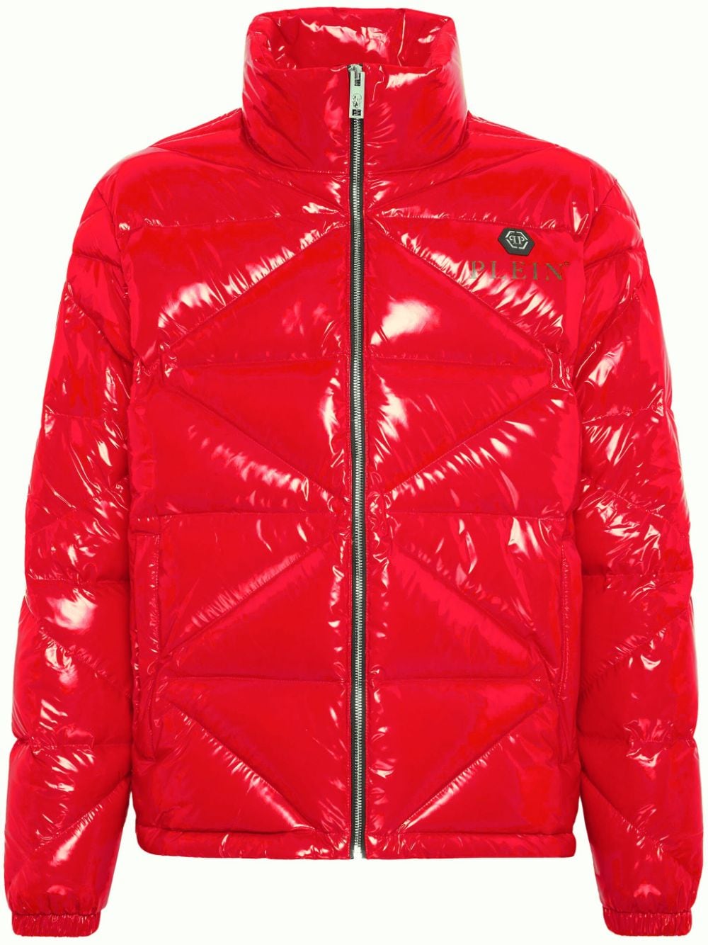 Philipp Plein glossy padded jacket - Red von Philipp Plein