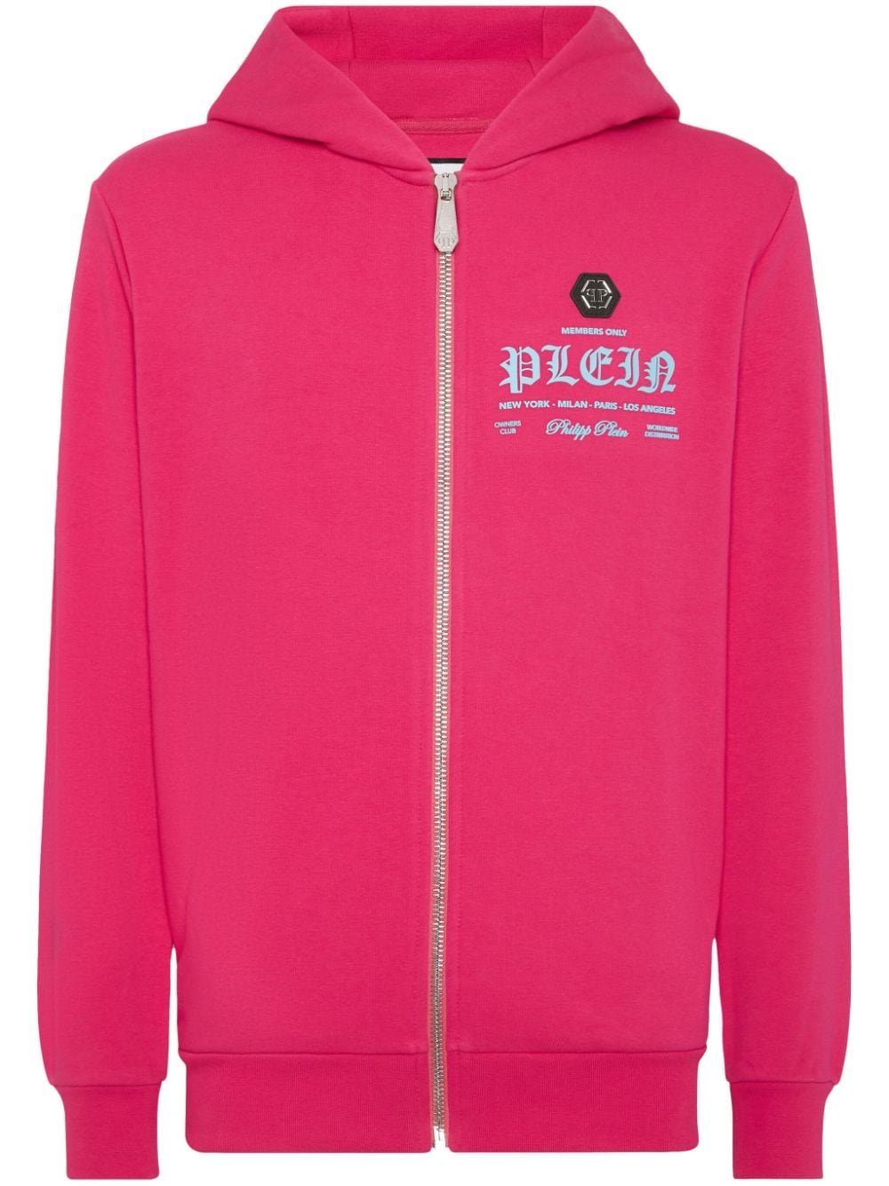 Philipp Plein gothic logo-print hoodie - Pink von Philipp Plein