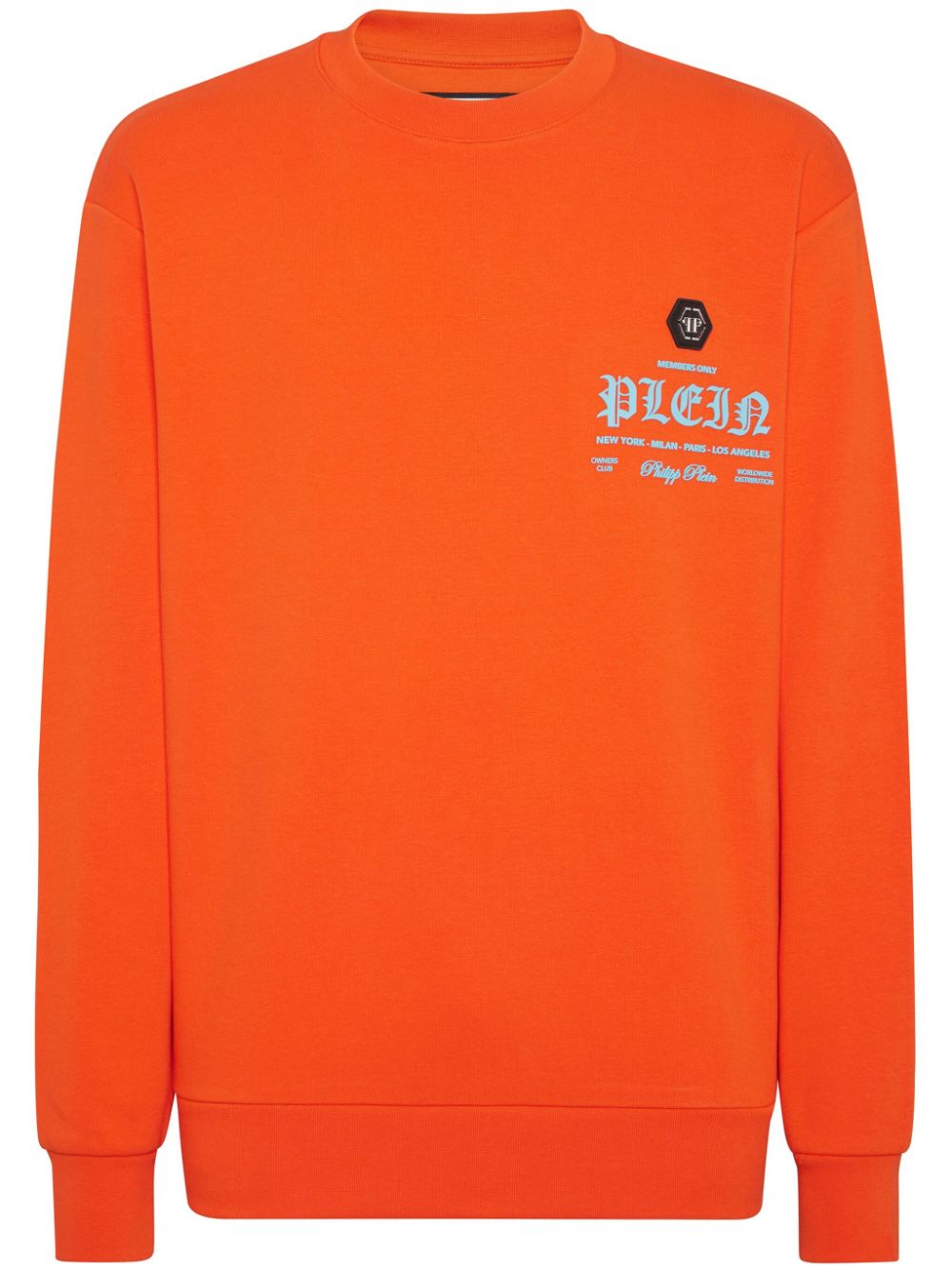 Philipp Plein gothic logo-print sweatshirt - Orange von Philipp Plein