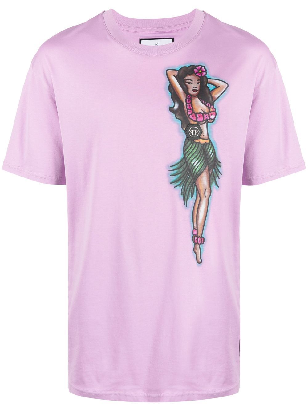 Philipp Plein graphic-print short-sleeve T-shirt - Pink von Philipp Plein