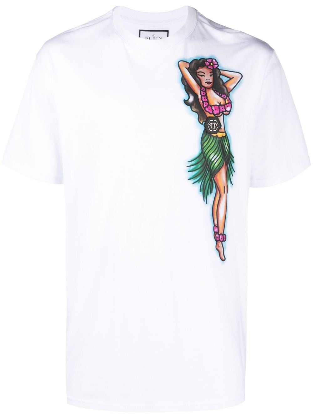 Philipp Plein graphic-print short-sleeve T-shirt - White von Philipp Plein