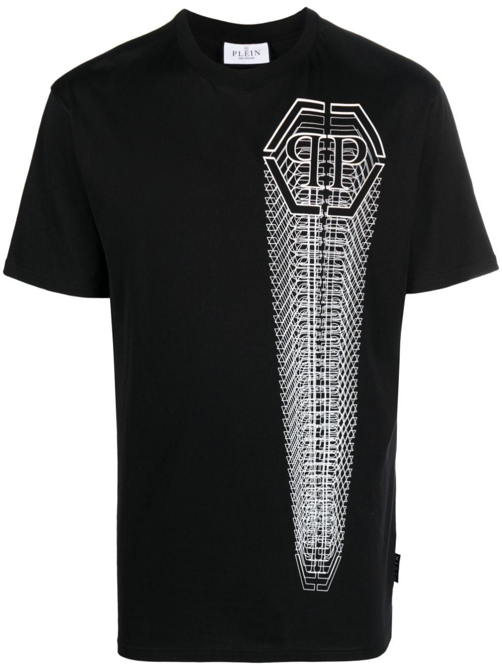Philipp Plein graphic-print short-sleeved T-shirt - Black von Philipp Plein