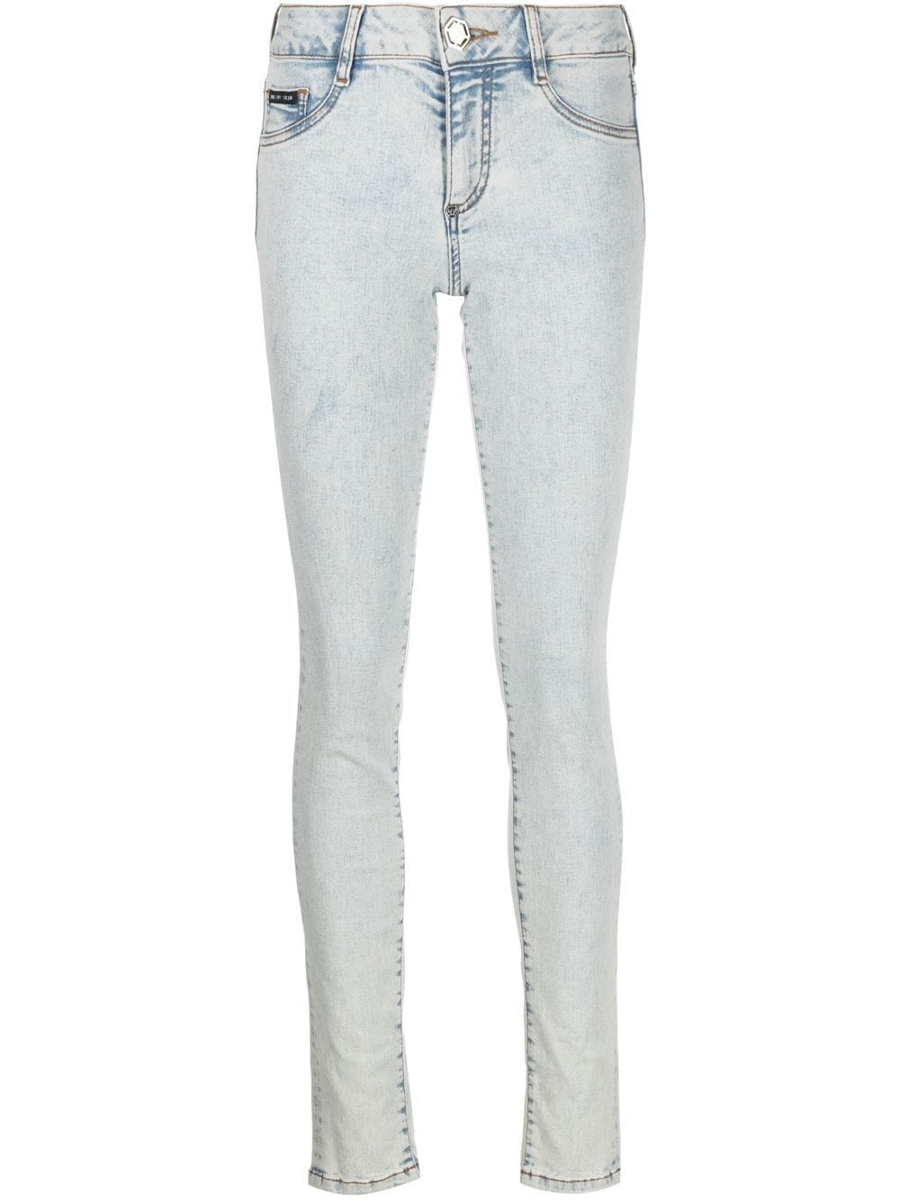 Philipp Plein high-rise skinny-cut jeans - Blue von Philipp Plein