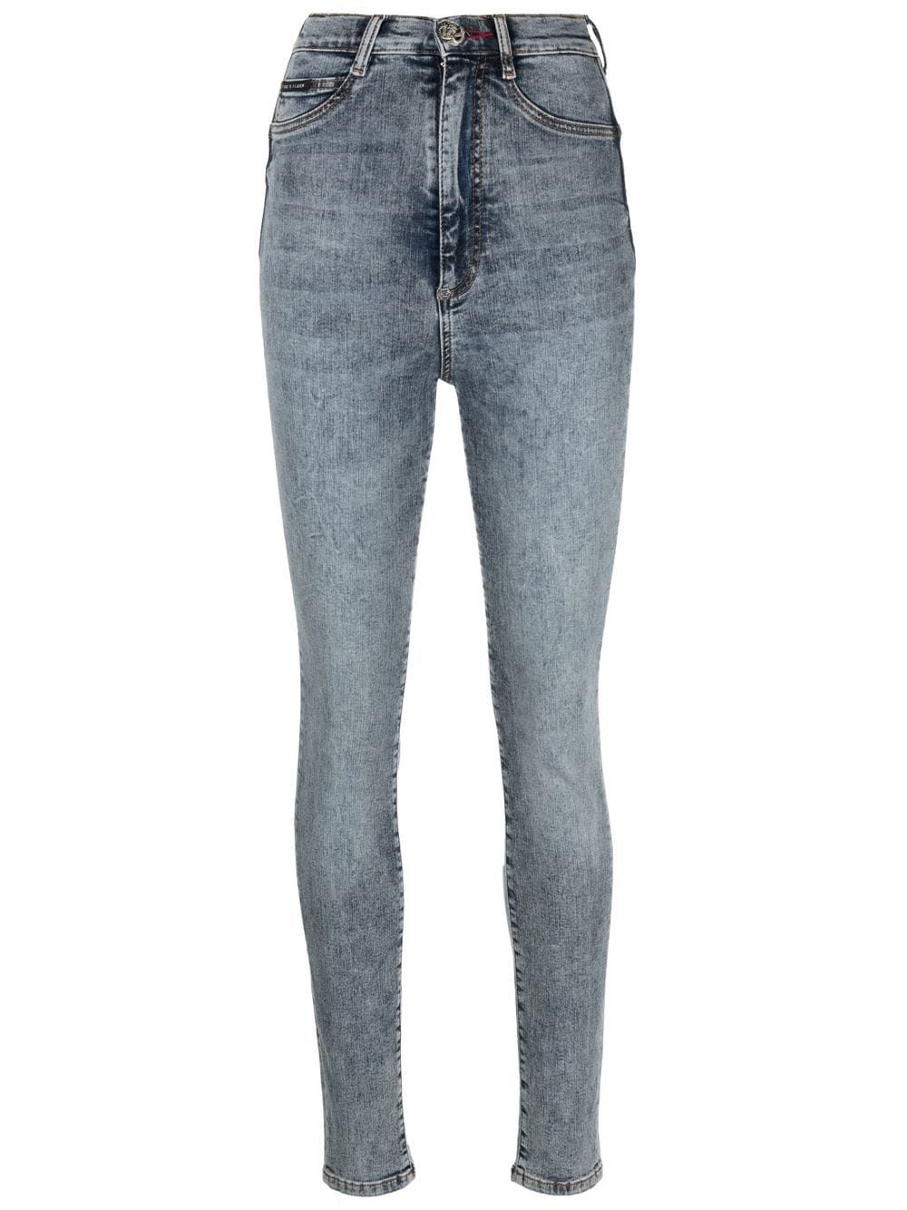 Philipp Plein high-rise skinny-cut jeans - Blue von Philipp Plein