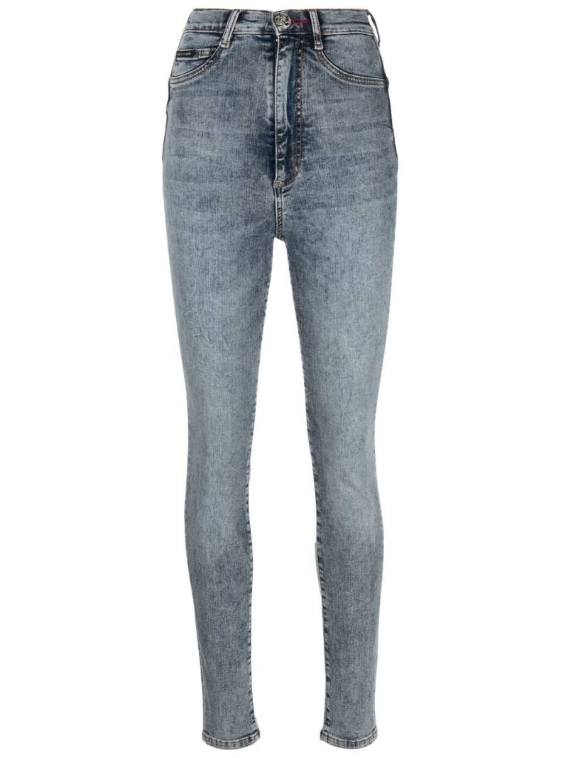 Philipp Plein high-rise skinny-cut jeans - Blue von Philipp Plein