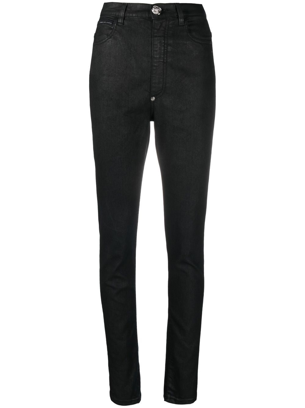 Philipp Plein high-waisted denim leggings - Black von Philipp Plein