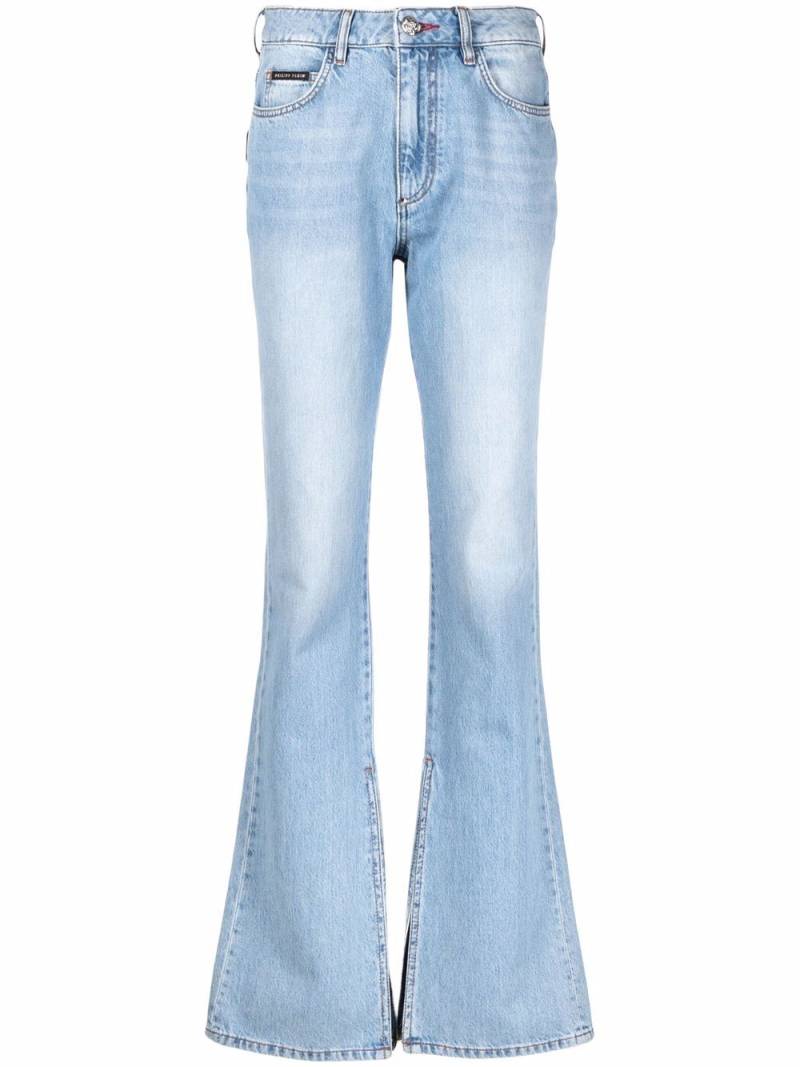 Philipp Plein high-waisted flared jeans - Blue von Philipp Plein