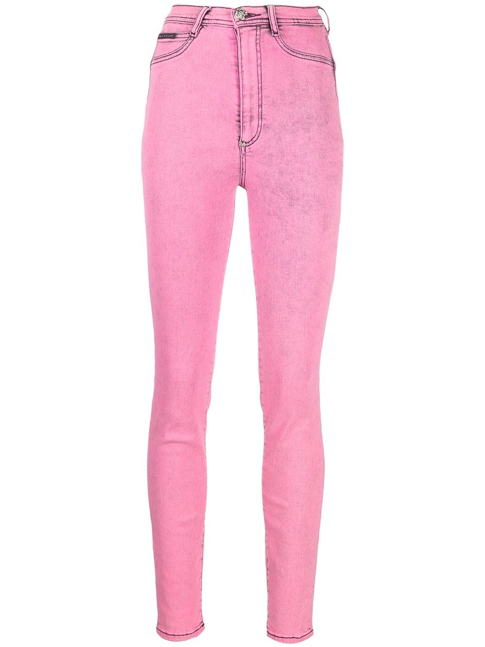 Philipp Plein high waisted jeggings - Pink von Philipp Plein