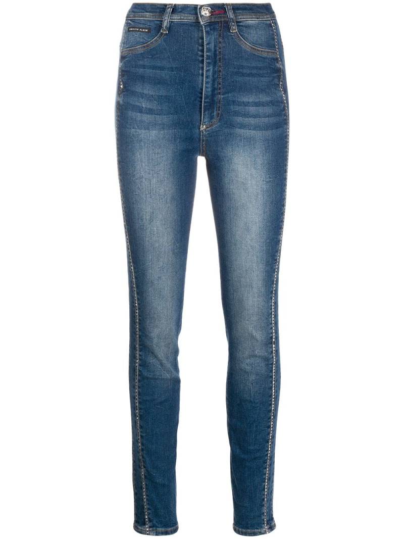 Philipp Plein high-waisted skinny jeans - Blue von Philipp Plein