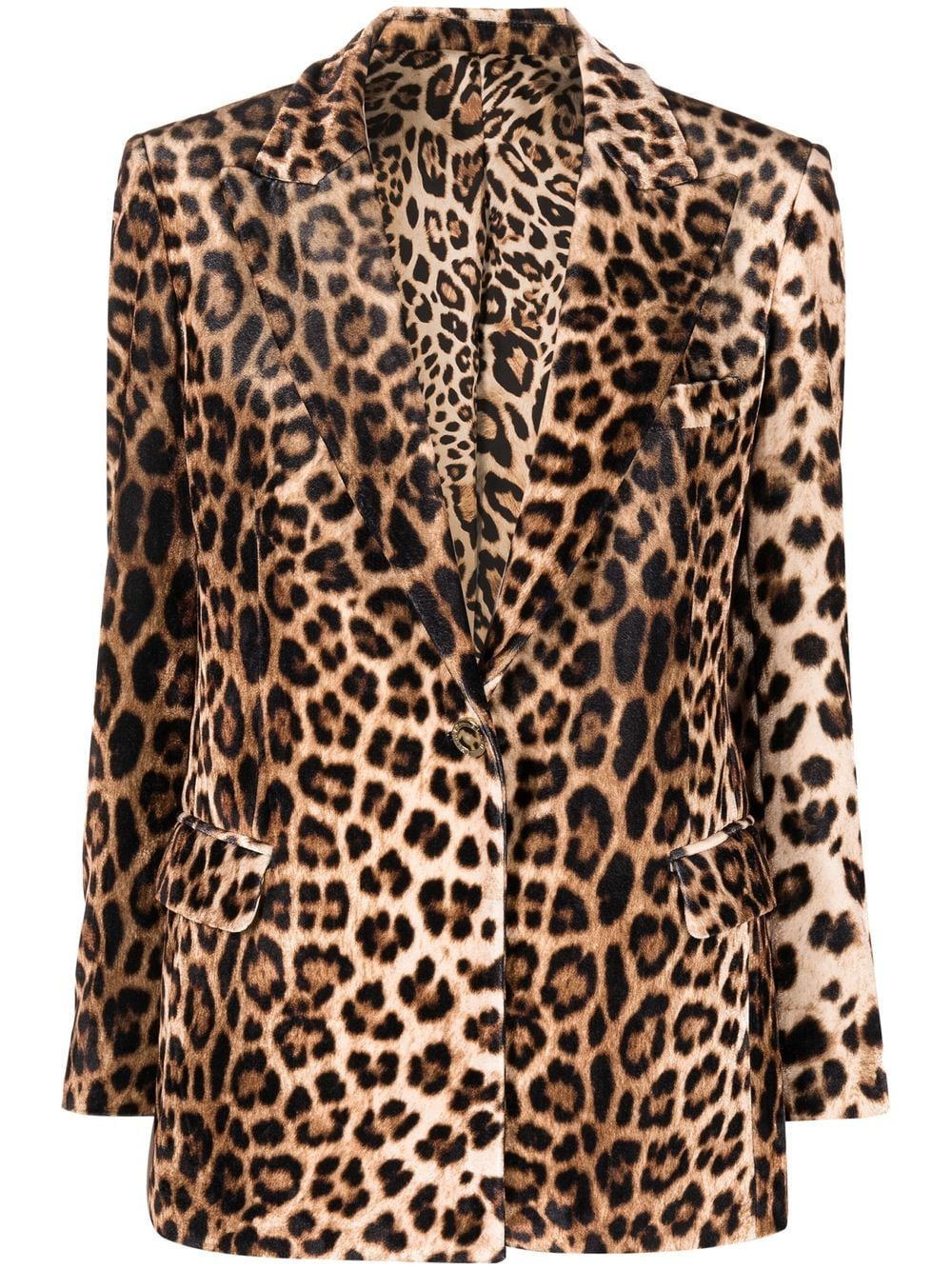 Philipp Plein leopard-print blazer - Brown von Philipp Plein
