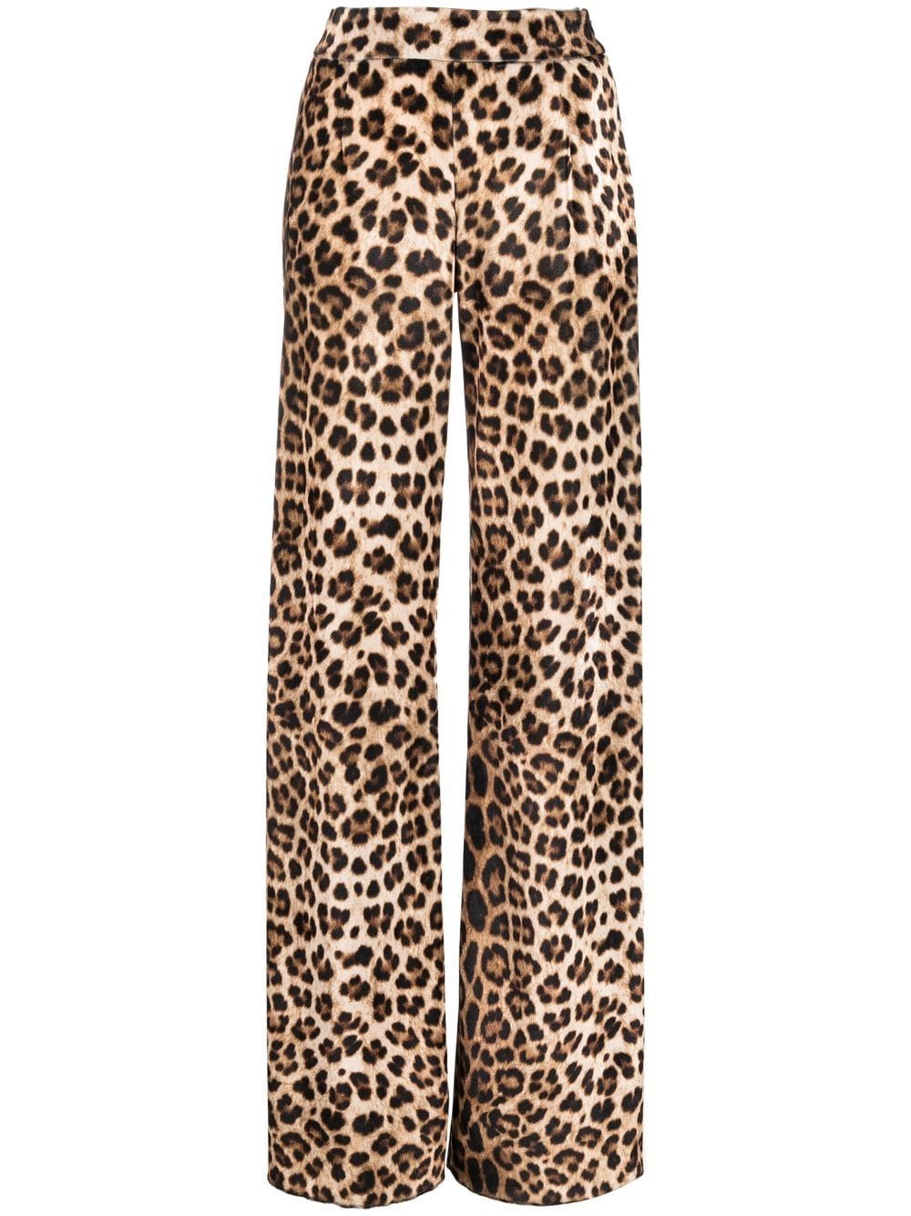 Philipp Plein leopard-print flared trousers - Brown von Philipp Plein