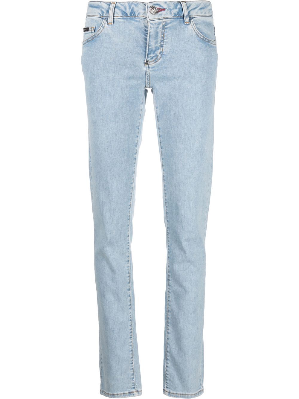 Philipp Plein light-wash slim-cut jeans - Blue von Philipp Plein