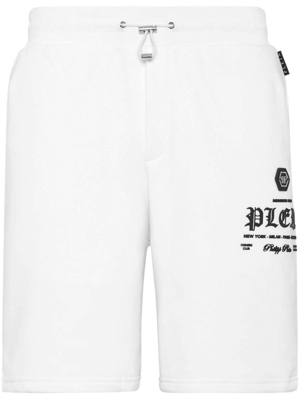 Philipp Plein logo-embossed track shorts - White von Philipp Plein