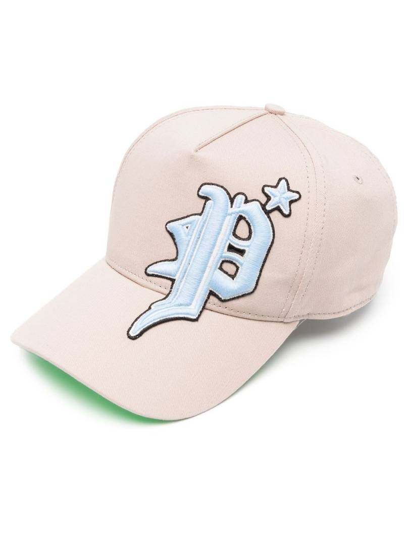 Philipp Plein logo-patch baseball cap - Neutrals von Philipp Plein