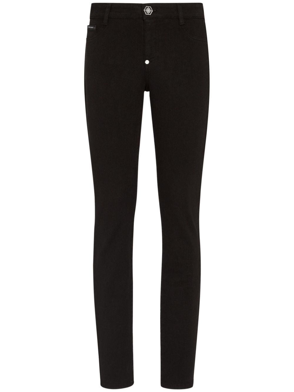 Philipp Plein logo-patch skinny jeans - Black von Philipp Plein