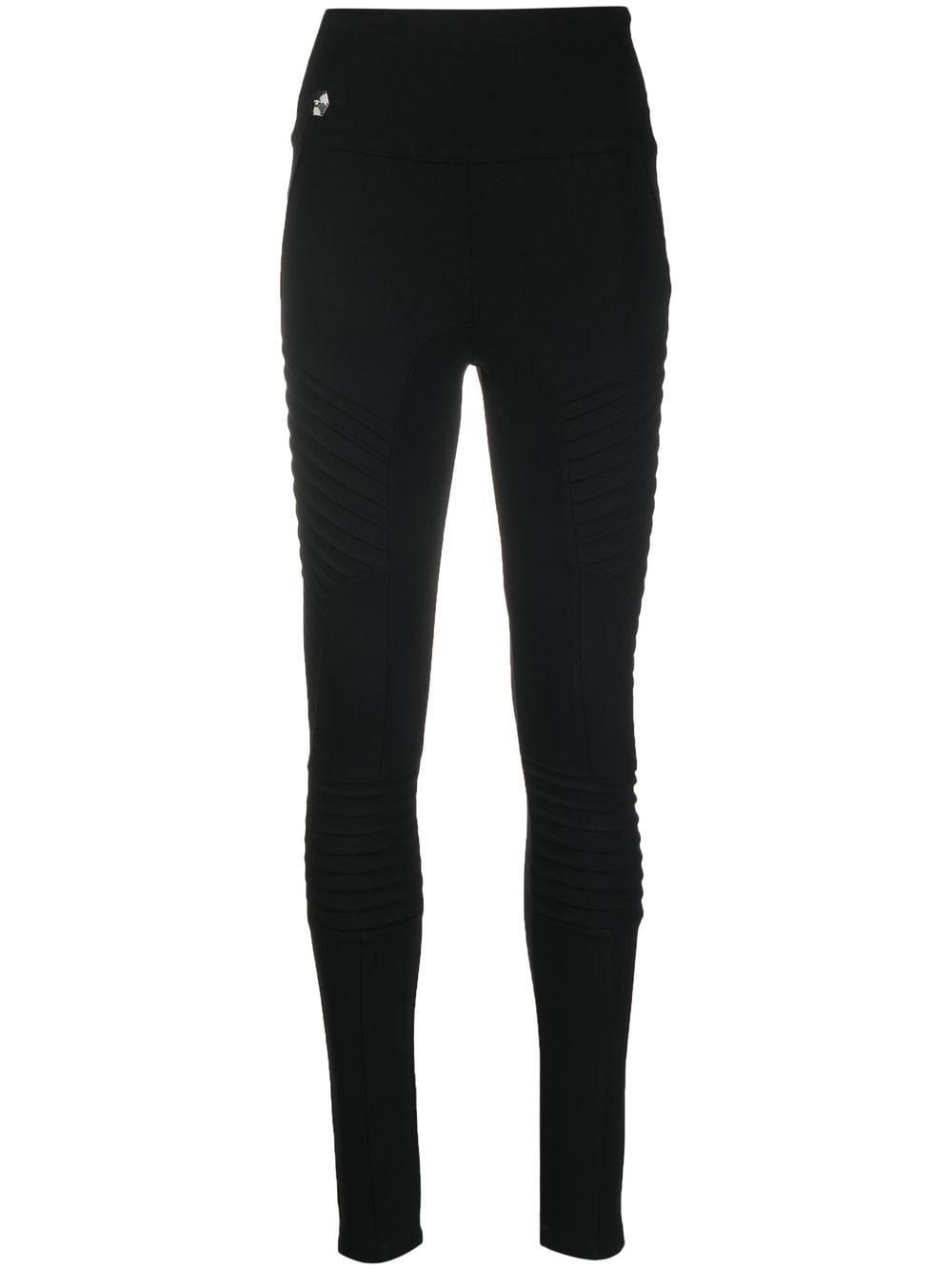 Philipp Plein logo-plaque leggings - Black von Philipp Plein