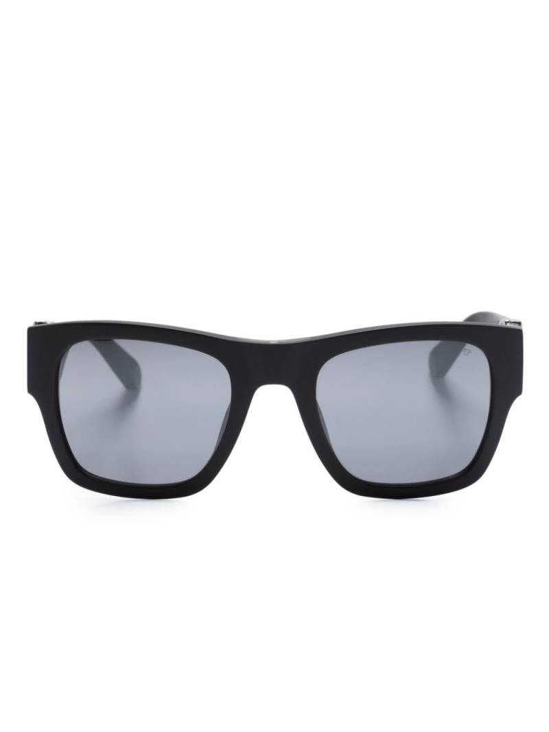 Philipp Plein logo-plaque square-frame sunglasses - Black von Philipp Plein