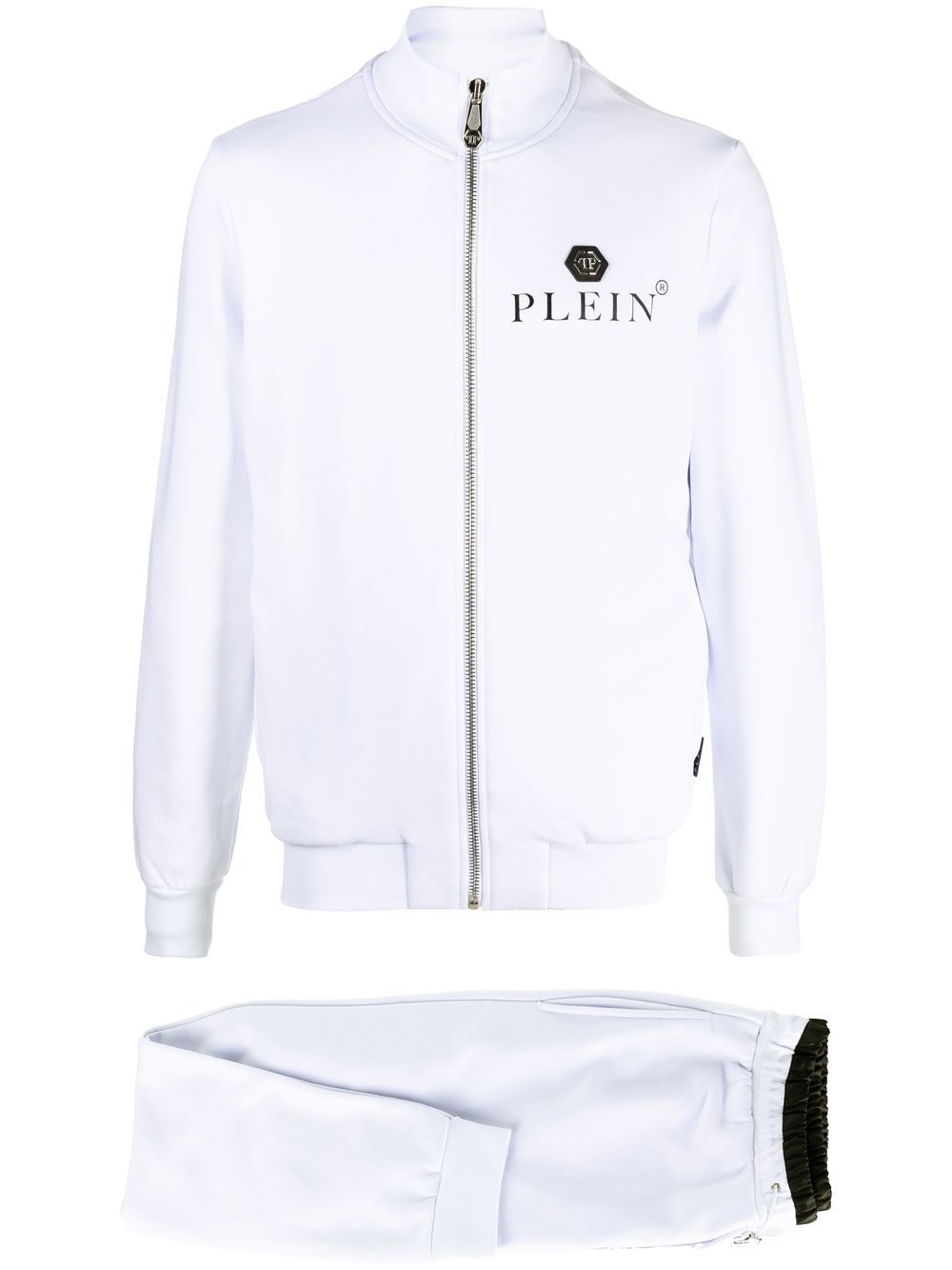 Philipp Plein logo-plaque tracksuit set - White von Philipp Plein