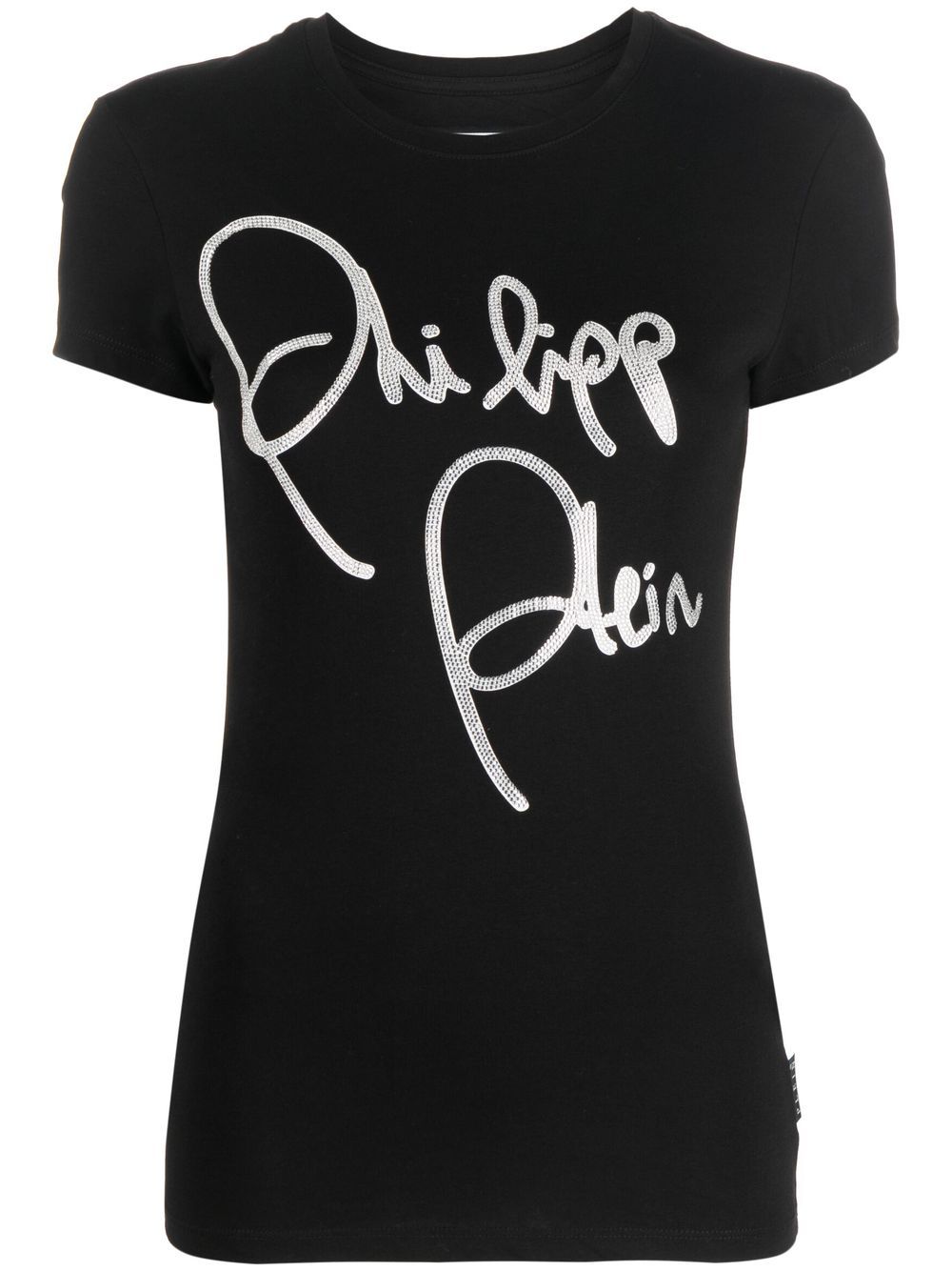 Philipp Plein logo-print cotton T-shirt - Black von Philipp Plein