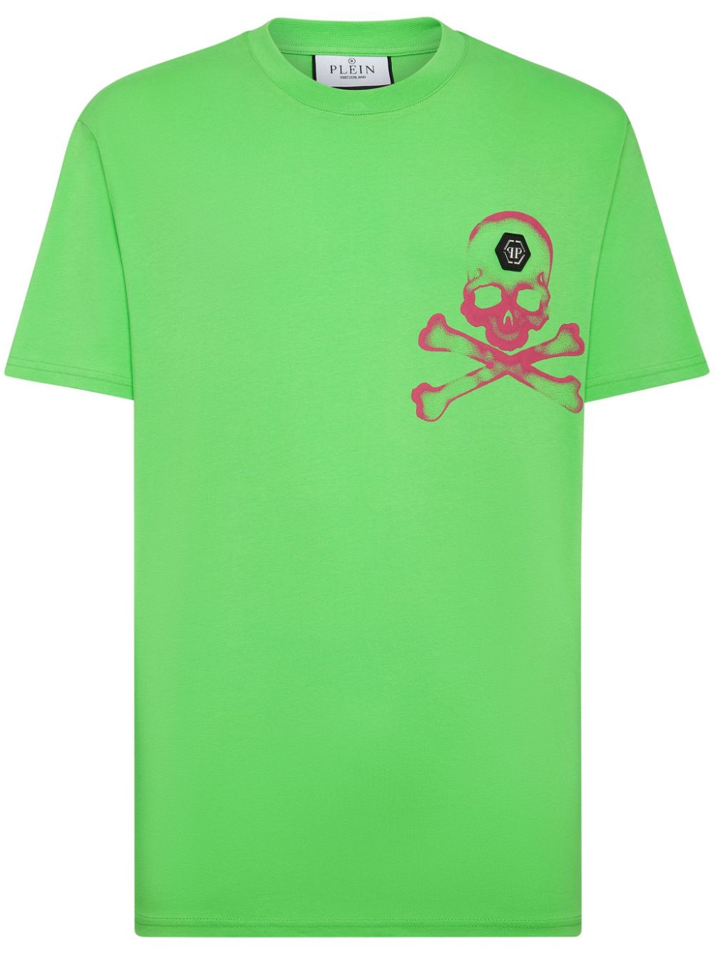 Philipp Plein logo-print cotton T-shirt - Green von Philipp Plein