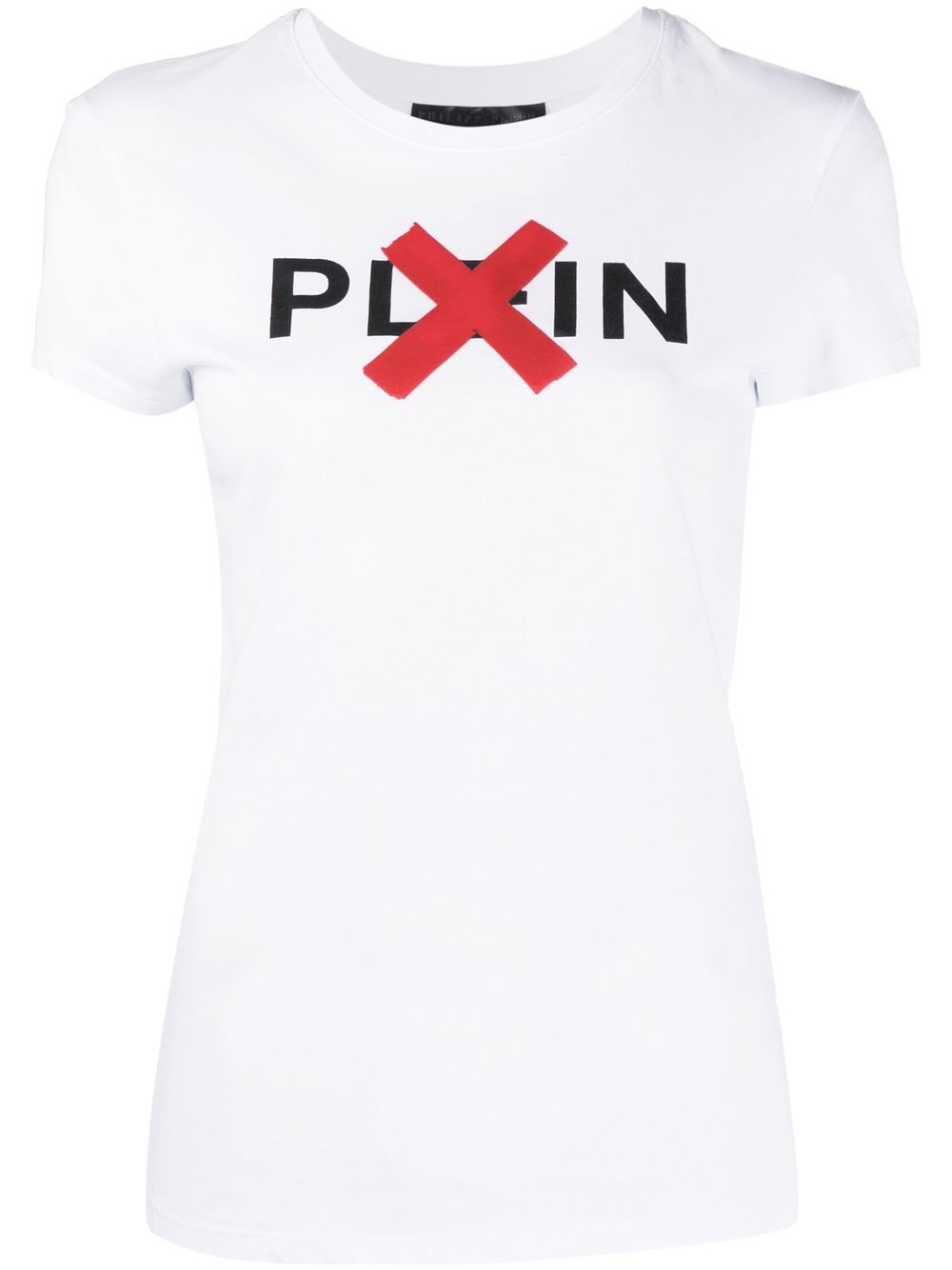 Philipp Plein logo-print cotton T-shirt - White von Philipp Plein