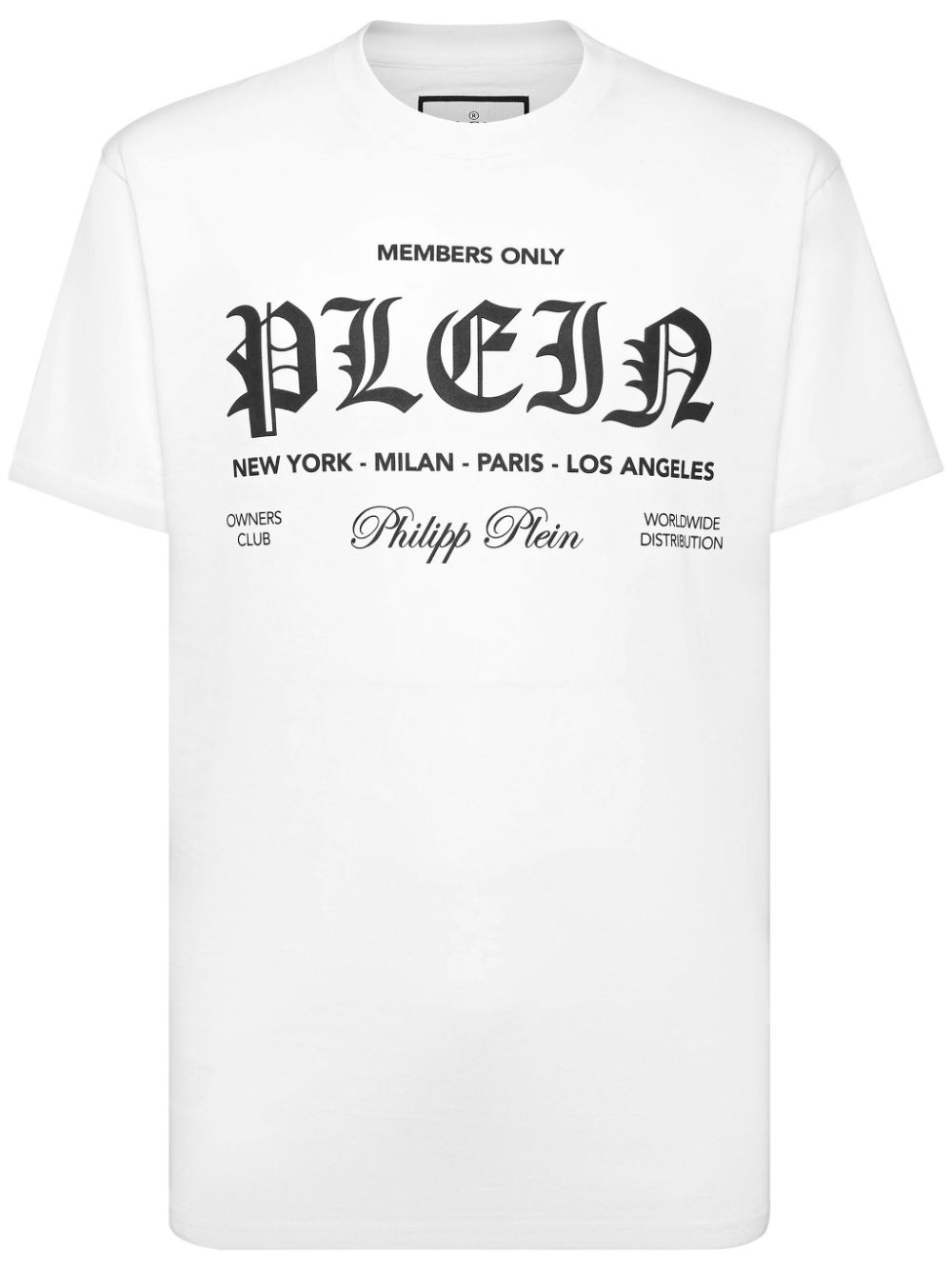 Philipp Plein logo-print cotton T-shirt - White von Philipp Plein