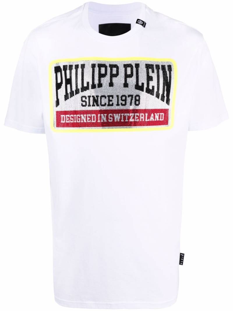 Philipp Plein logo-print cotton T-shirt - White von Philipp Plein