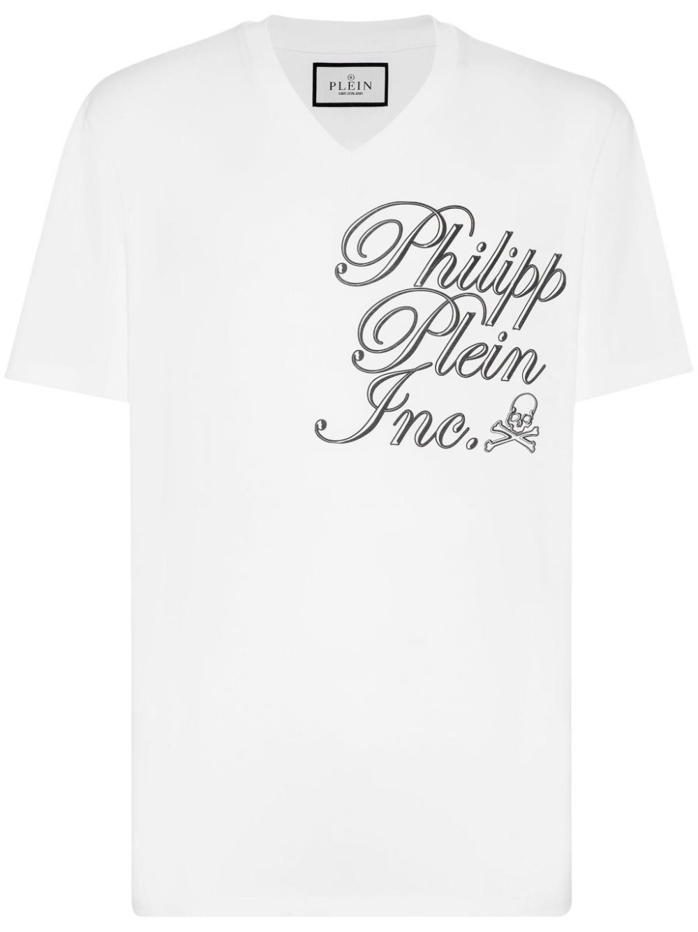 Philipp Plein logo-print cotton T-shirt - White von Philipp Plein