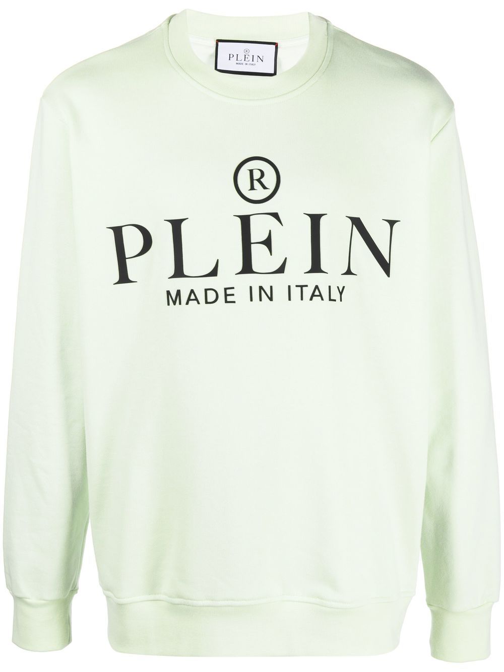 Philipp Plein logo-print crew neck sweatshirt - Green von Philipp Plein