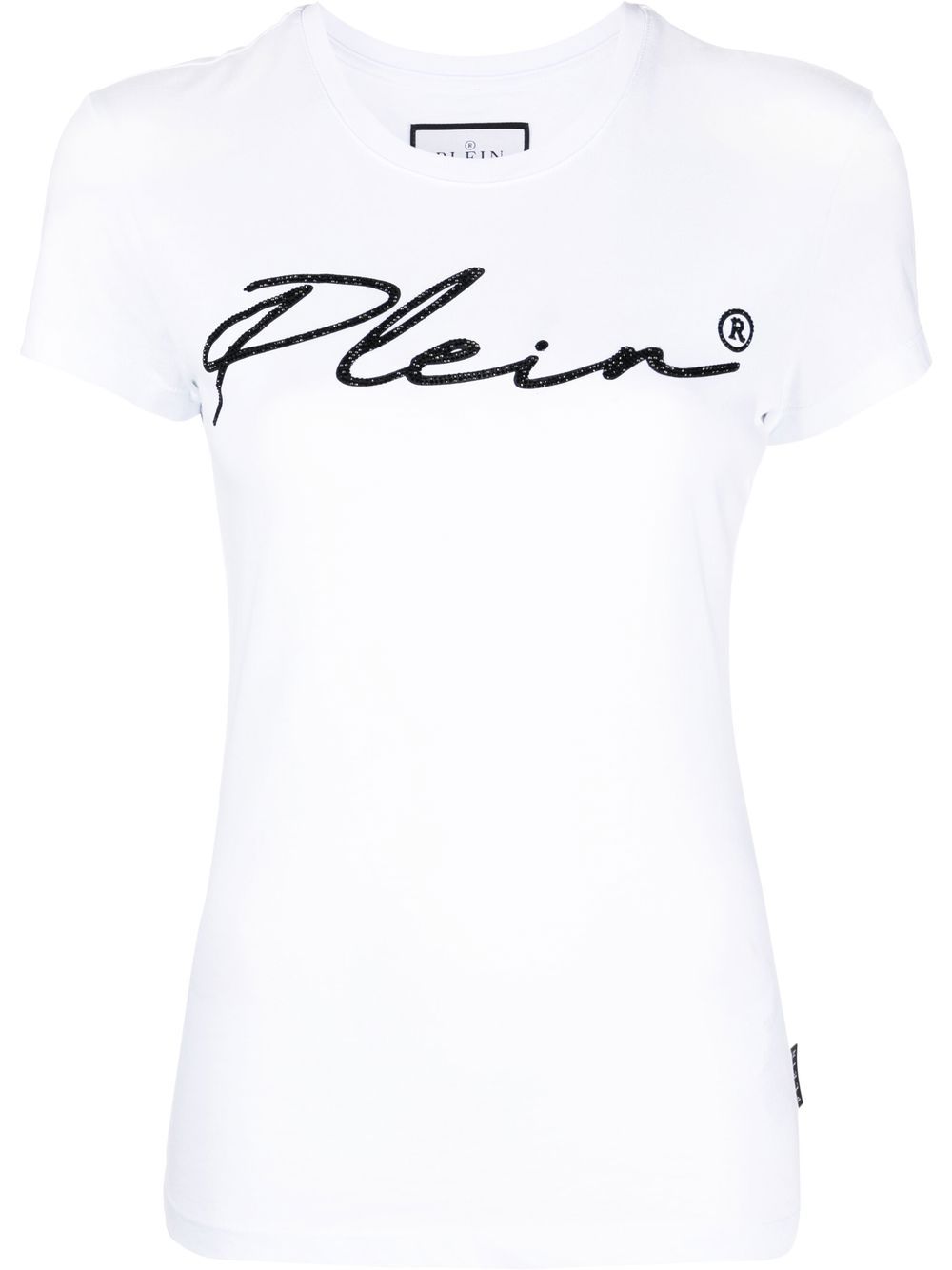 Philipp Plein logo-print embellished T-shirt - White von Philipp Plein