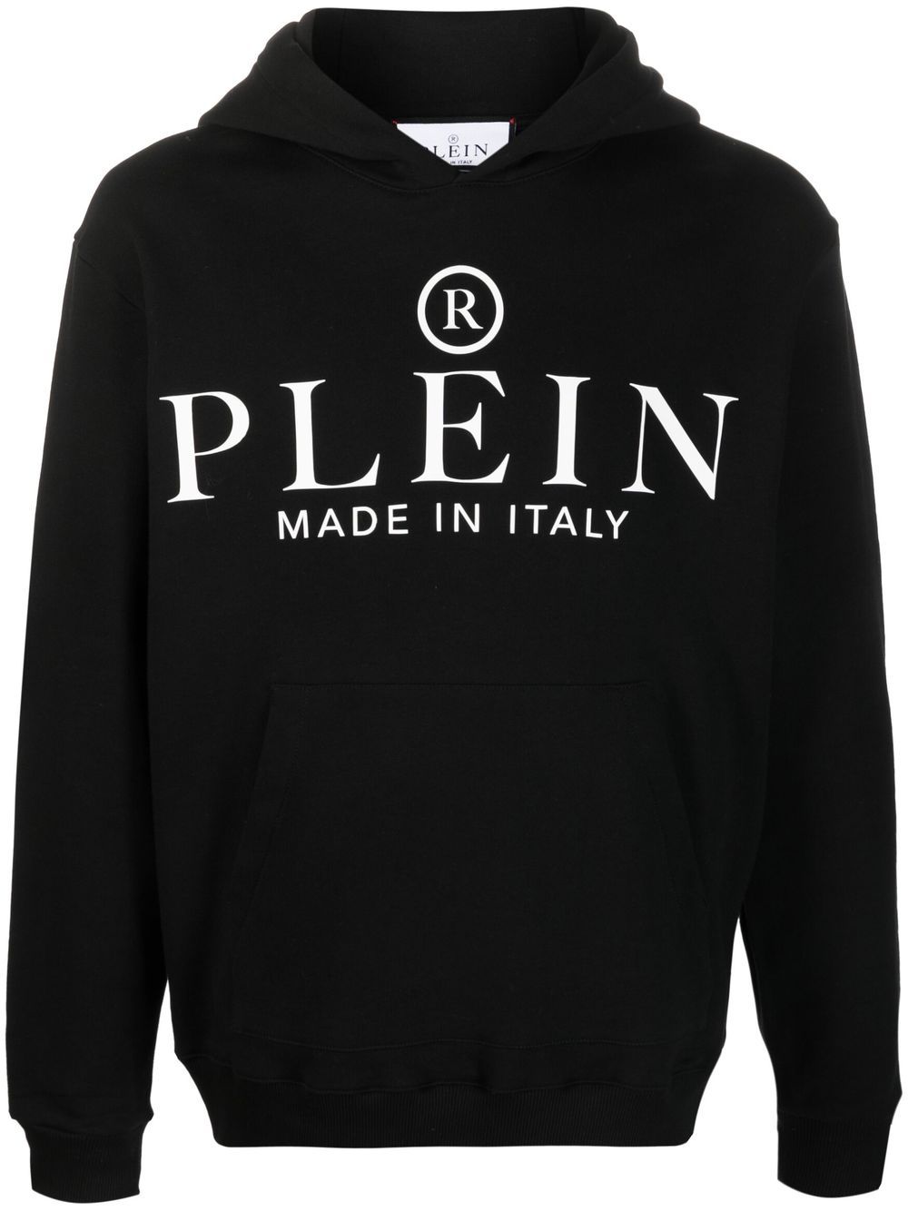 Philipp Plein logo-print hoodie - Black von Philipp Plein
