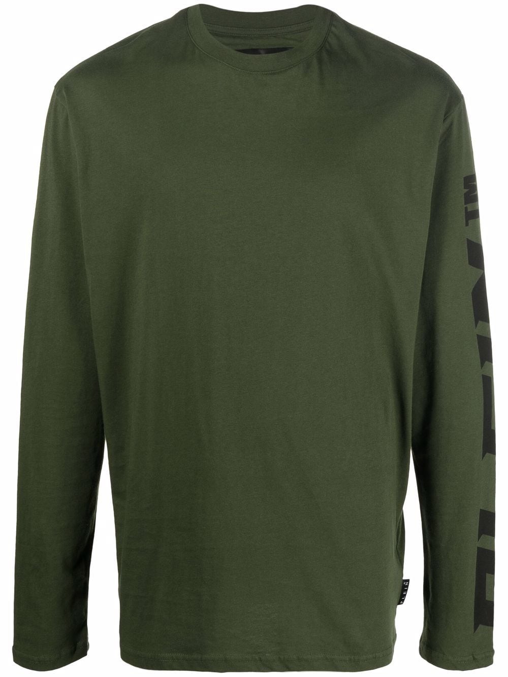 Philipp Plein logo-print long-sleeved T-shirt - Green von Philipp Plein