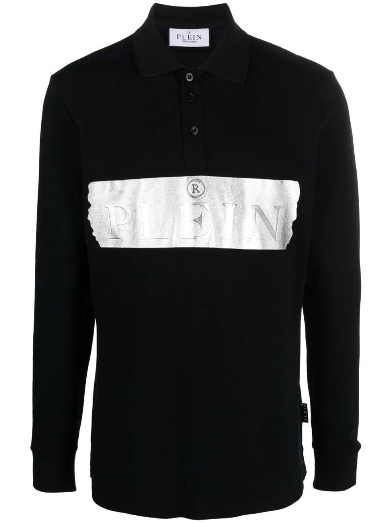 Philipp Plein logo-print polo shirt - Black von Philipp Plein