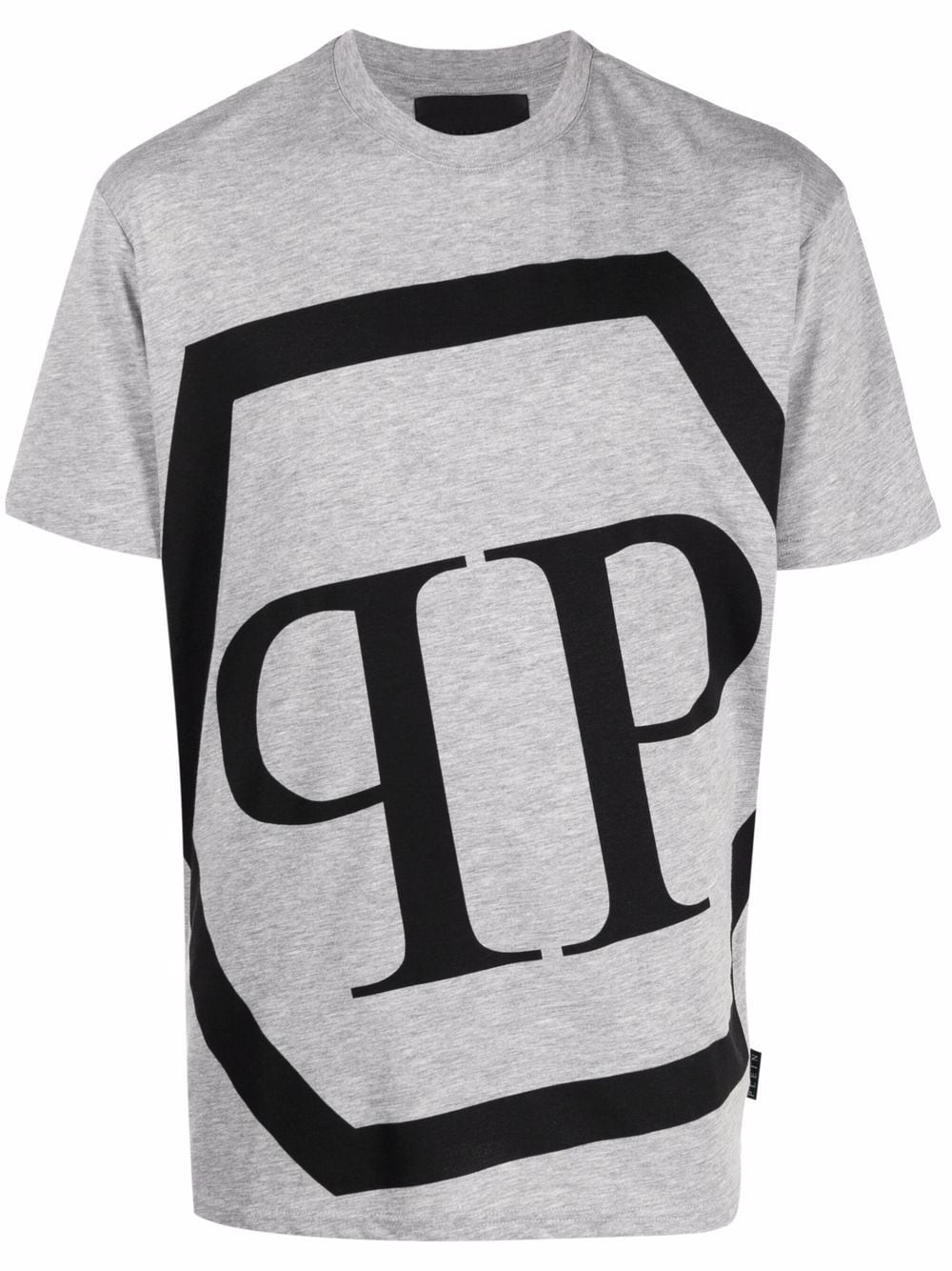 Philipp Plein logo-print short-sleeved T-shirt - Grey von Philipp Plein