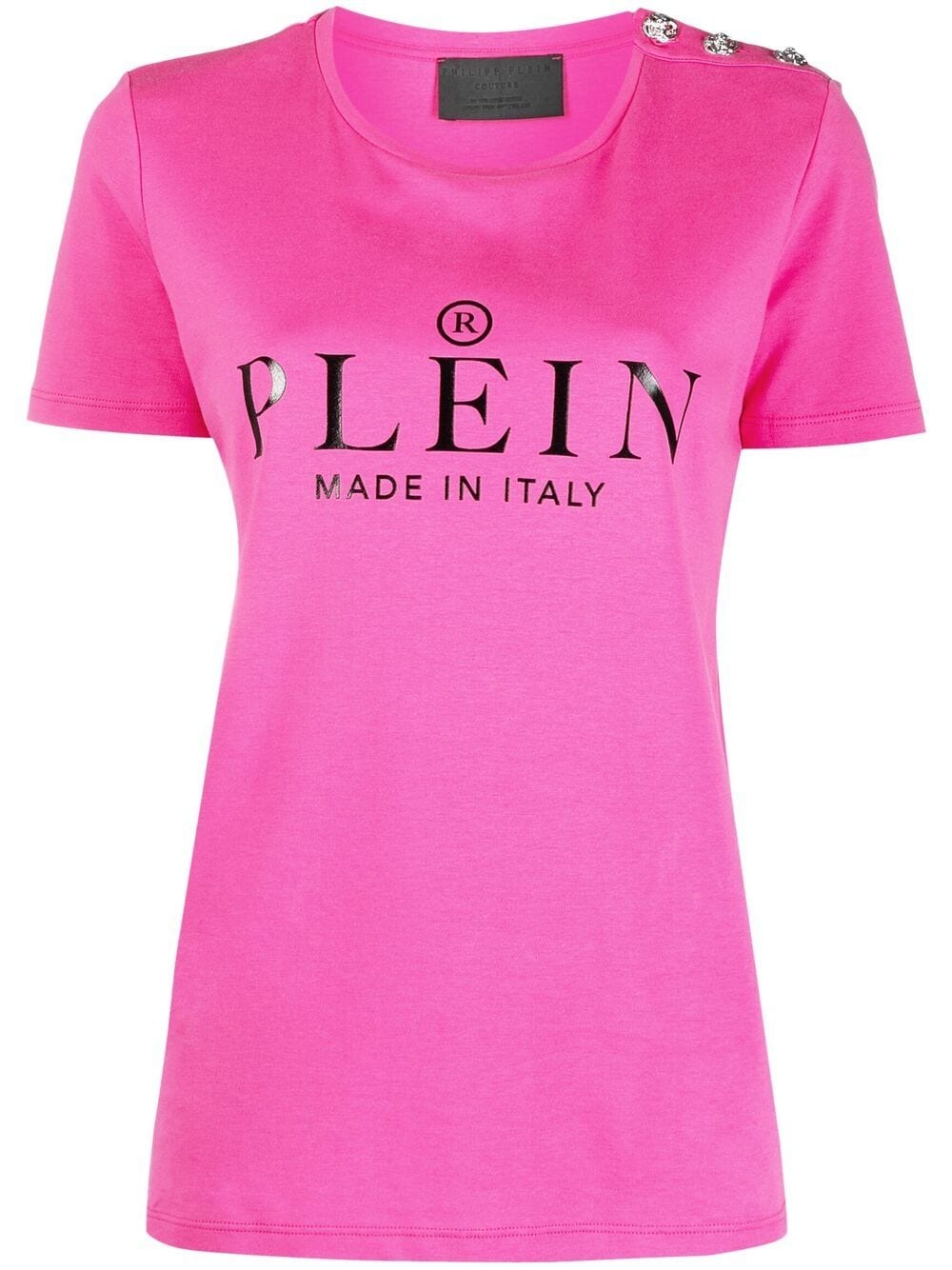 Philipp Plein logo-print short-sleeved T-shirt - Pink von Philipp Plein